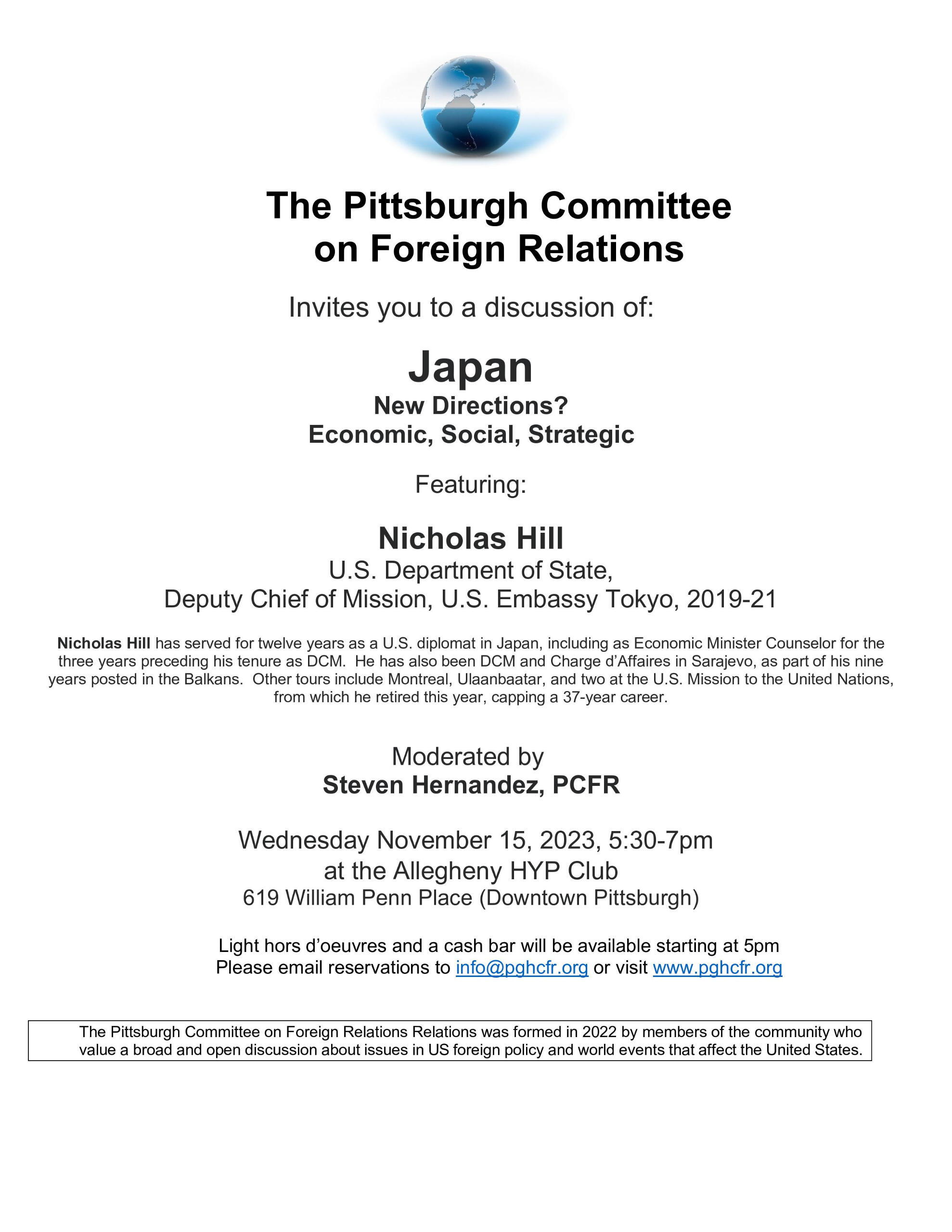 The Pittsburgh Committee on Foreign Relations
